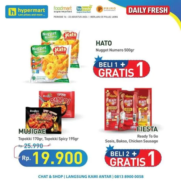 Promo JSM Hypermart Hyper Diskon Weekend Periode 16-19 Agustus 2024