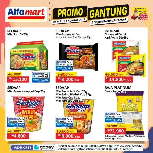 Promo Alfamart Gantung Periode 29 Juli-4 Agustus 2024