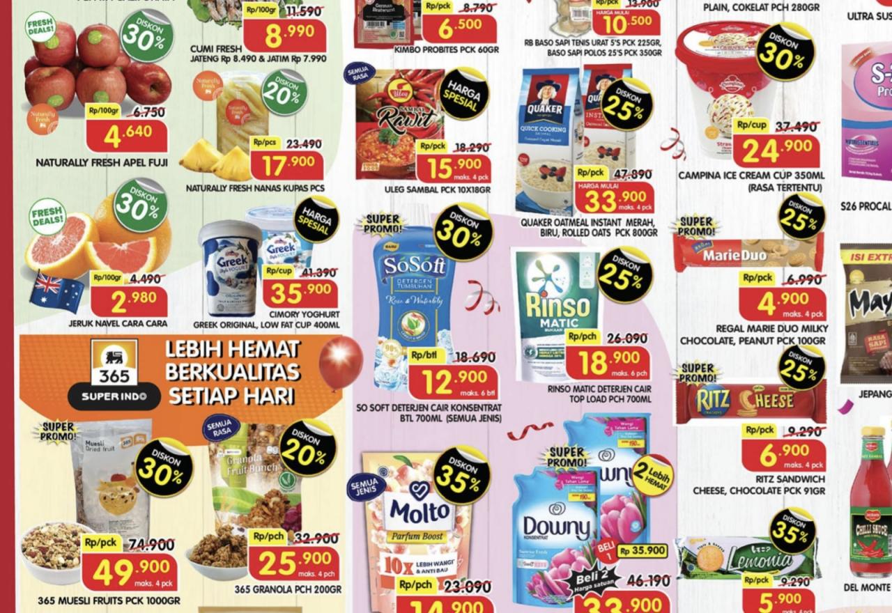 Promo Superindo Weekday Periode 5-8 Agustus 2024