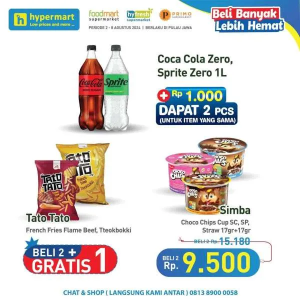 Promo Hypermart Beli Banyak Lebih Hemat Periode 2-8 Agustus 2024