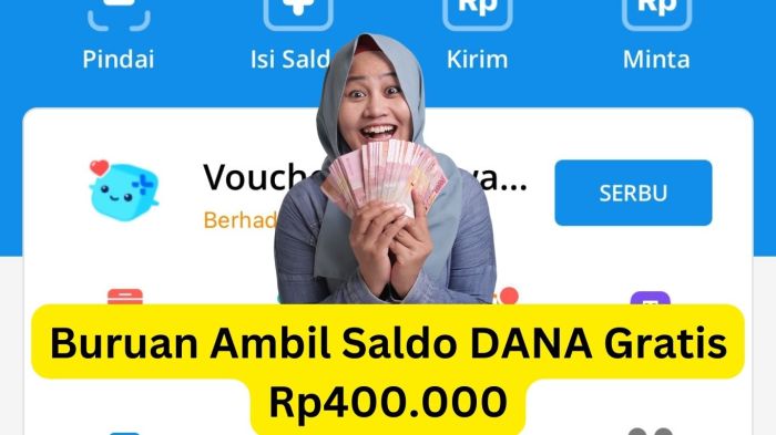 Cara mendapatkan saldo DANA Rp400.000 dengan membaca berita