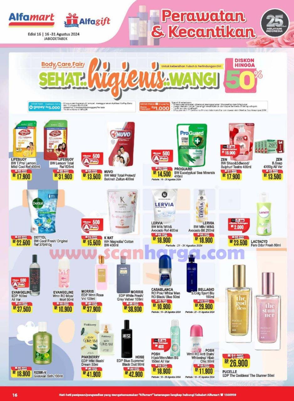 Katalog Alfamart Promo Terbaru 16 - 31 Agustus 2024 16