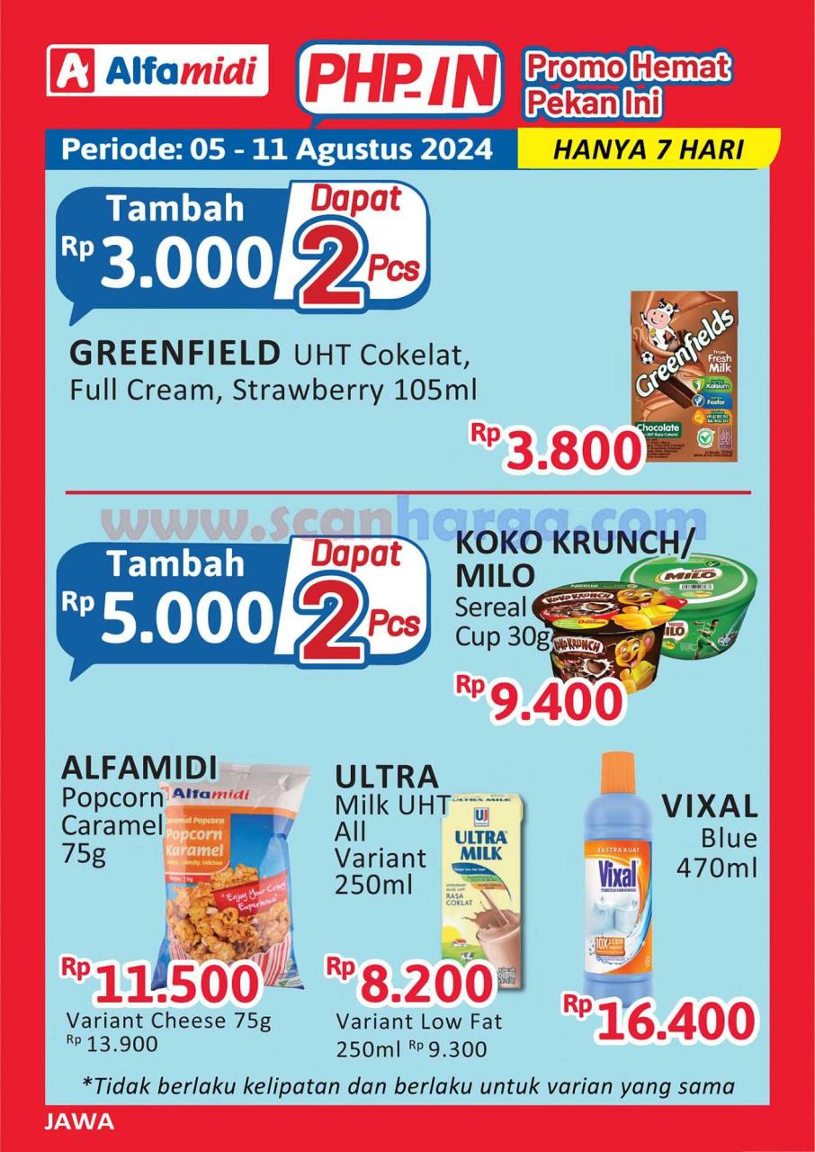 Katalog Promo Alfamidi Weekday Terbaru 5 - 11 Agustus 2024 3