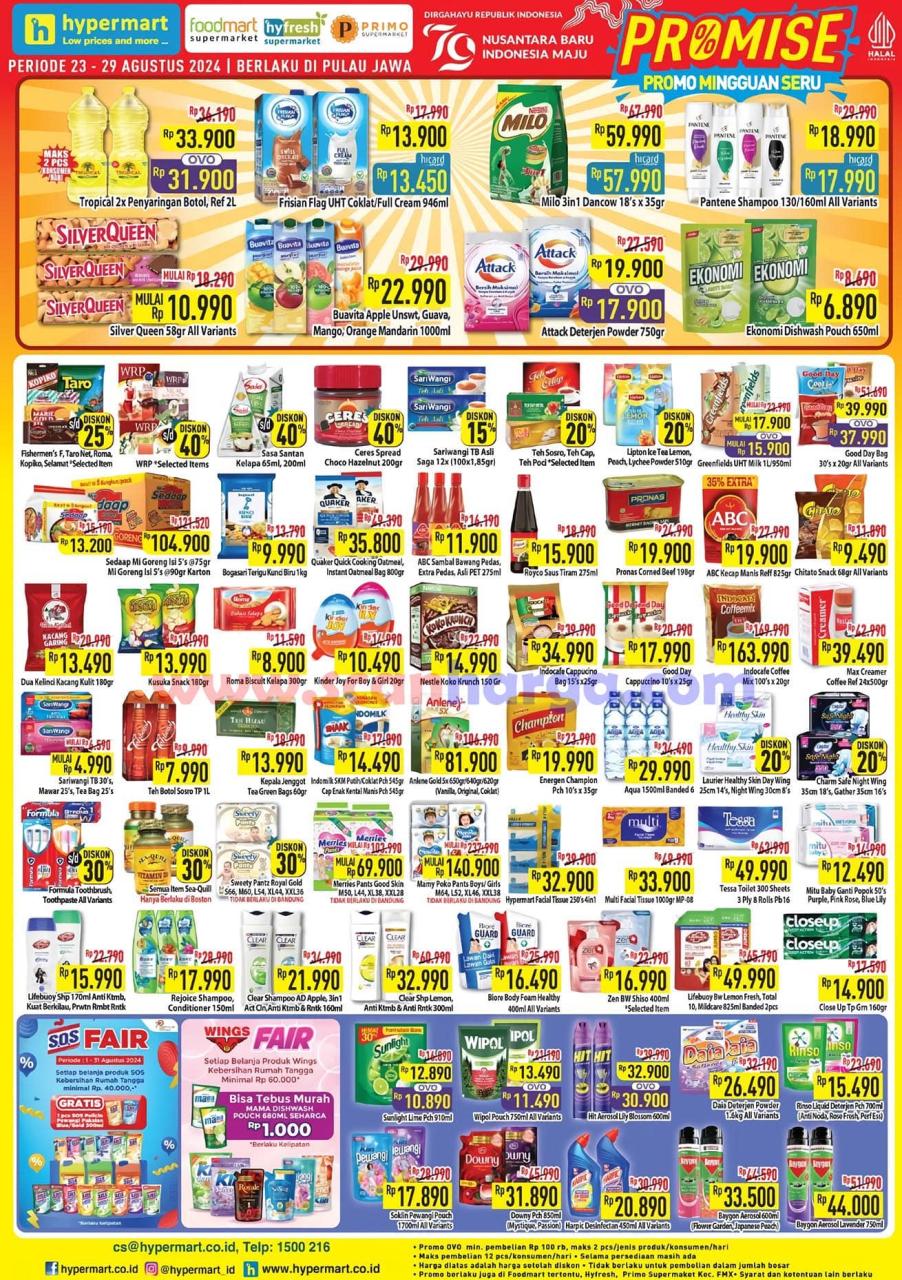 Katalog Promo Hypermart Weekday 27 - 29 Agustus 2024