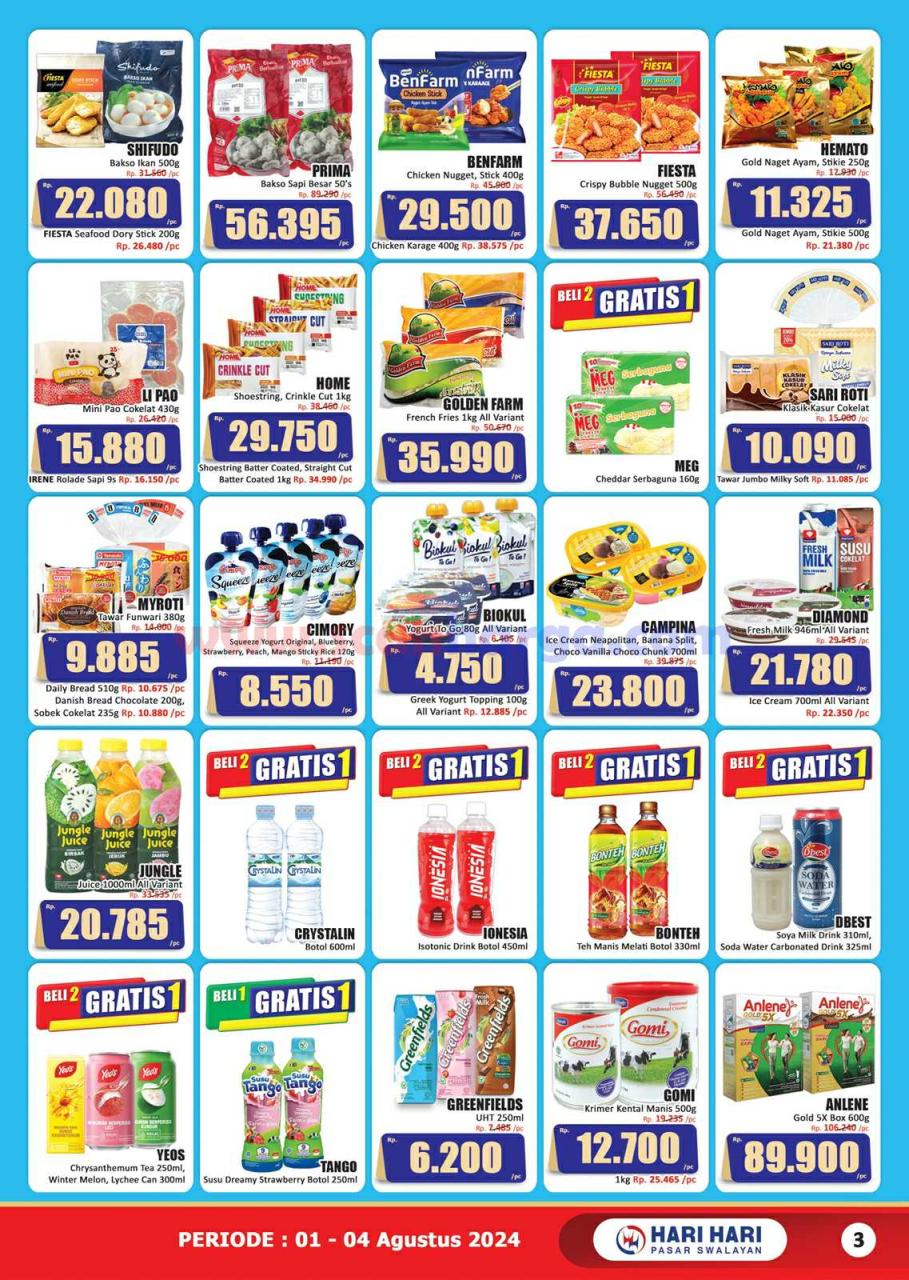 Katalog Promo JSM Hari Hari Swalayan 1 - 4 Agustus 2024 3