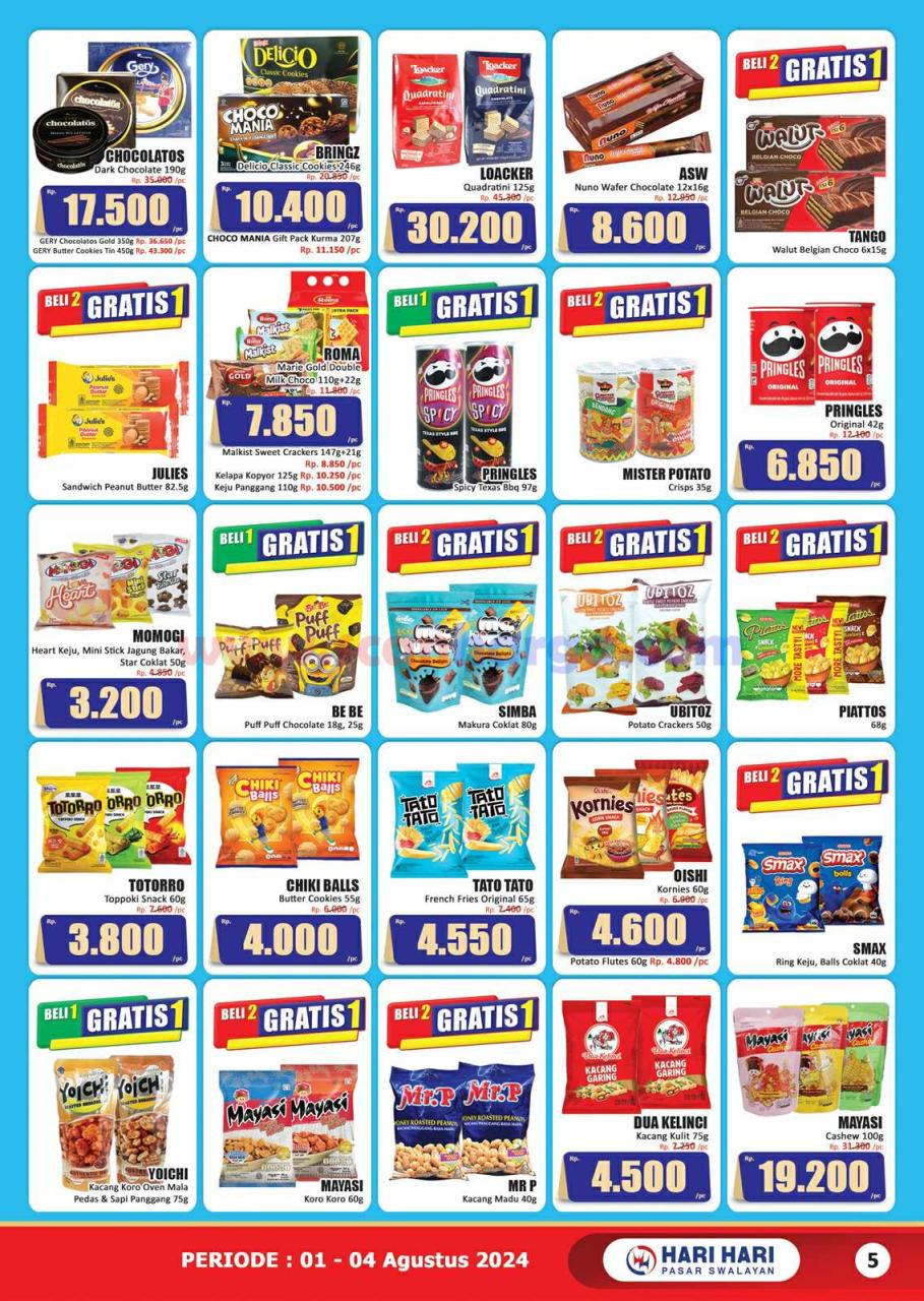 Katalog Promo JSM Hari Hari Swalayan 1 - 4 Agustus 2024 5