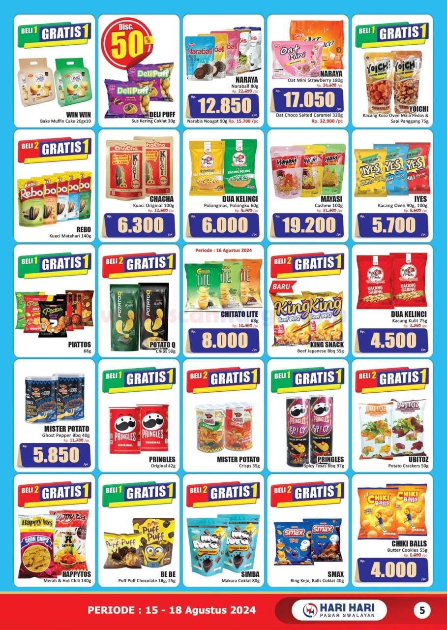 Katalog Promo JSM Hari Hari Swalayan 15 - 18 Agustus 2024 5