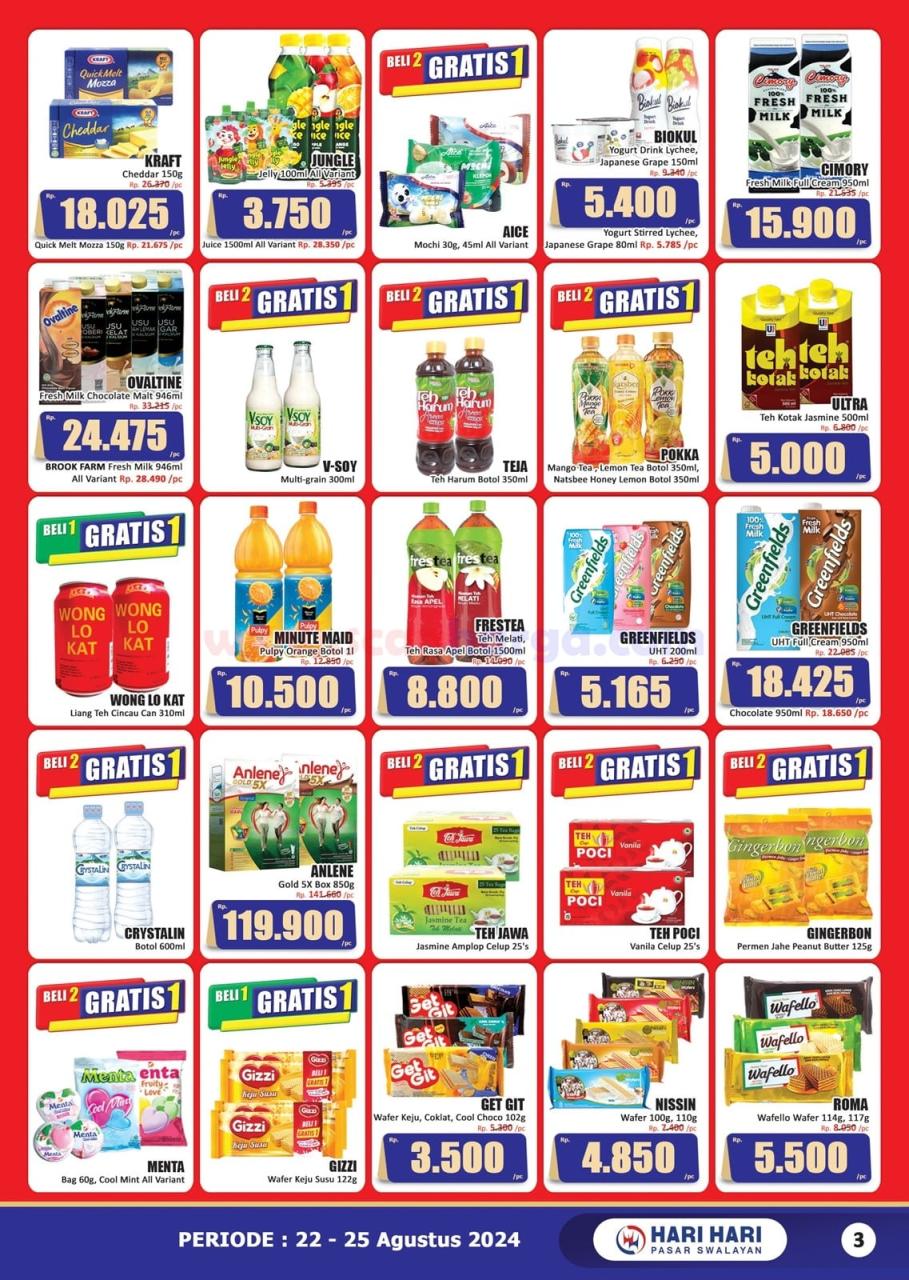 Katalog Promo JSM Hari Hari Swalayan 22 - 25 Agustus 2024 3