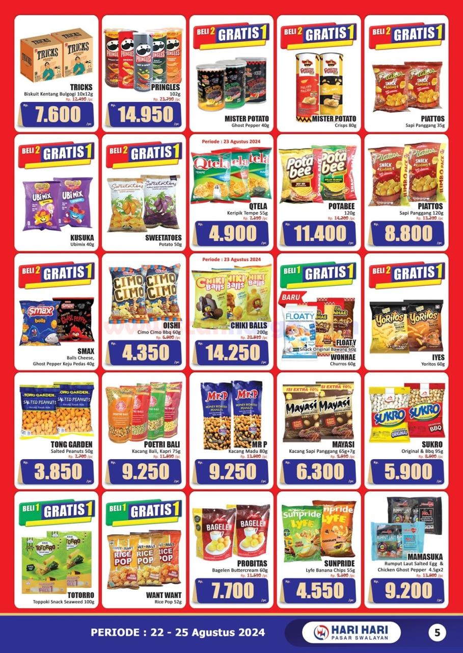 Katalog Promo JSM Hari Hari Swalayan 22 - 25 Agustus 2024 5