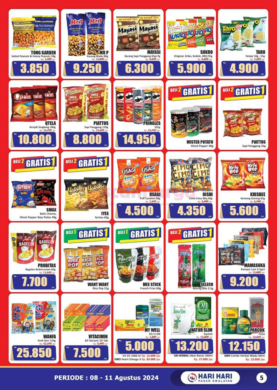 Katalog Promo JSM Hari Hari Swalayan 8 - 11 Agustus 2024 5