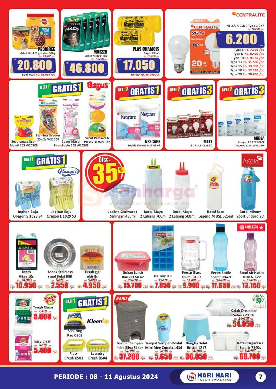 Katalog Promo JSM Hari Hari Swalayan 8 - 11 Agustus 2024 7