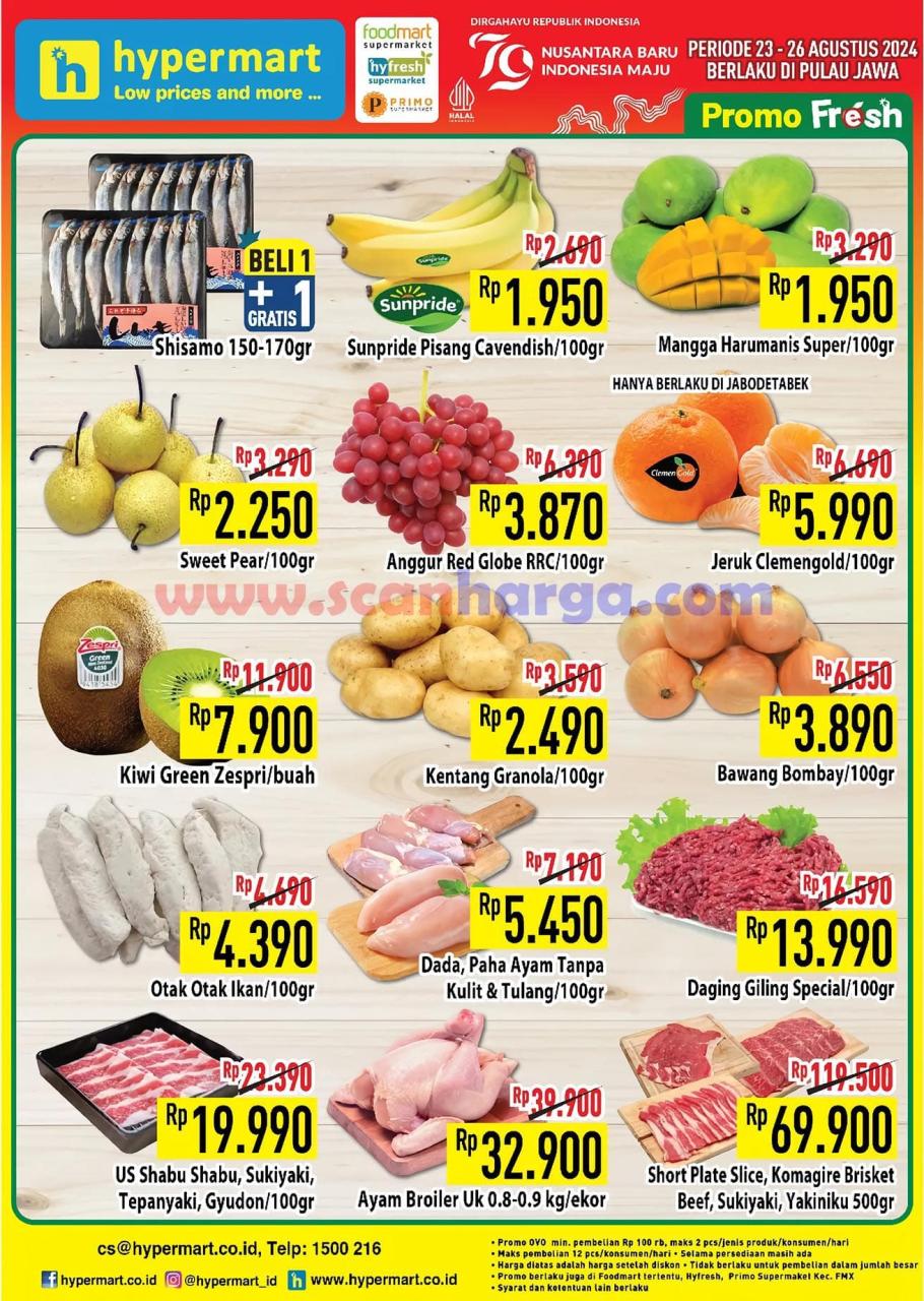 Katalog Promo JSM Hypermart Weekend Terbaru 23 - 29 Agustus 2024 5