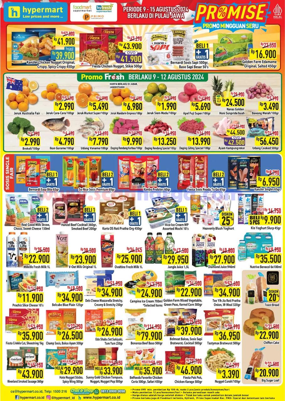 Katalog Promo JSM Hypermart Weekend Terbaru 9 - 15 Agustus 2024 1