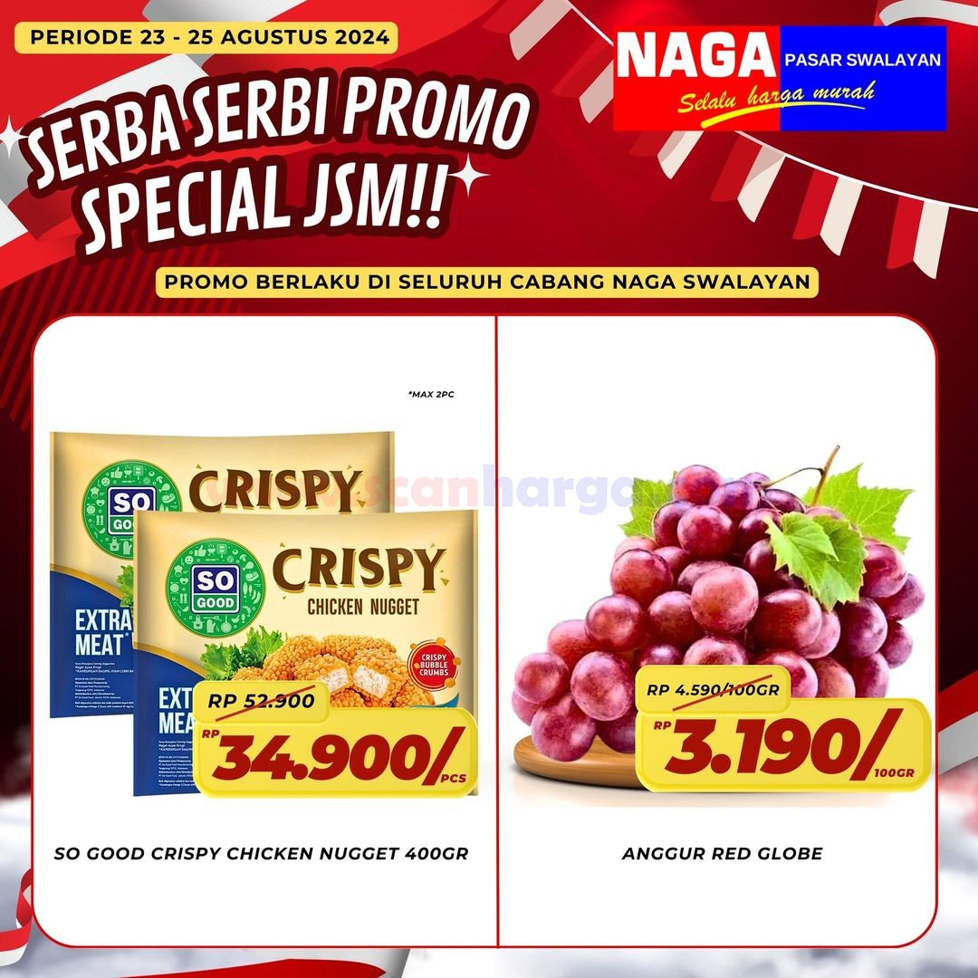 Katalog Promo JSM Naga Swalayan 23 - 25 Agustus 2024