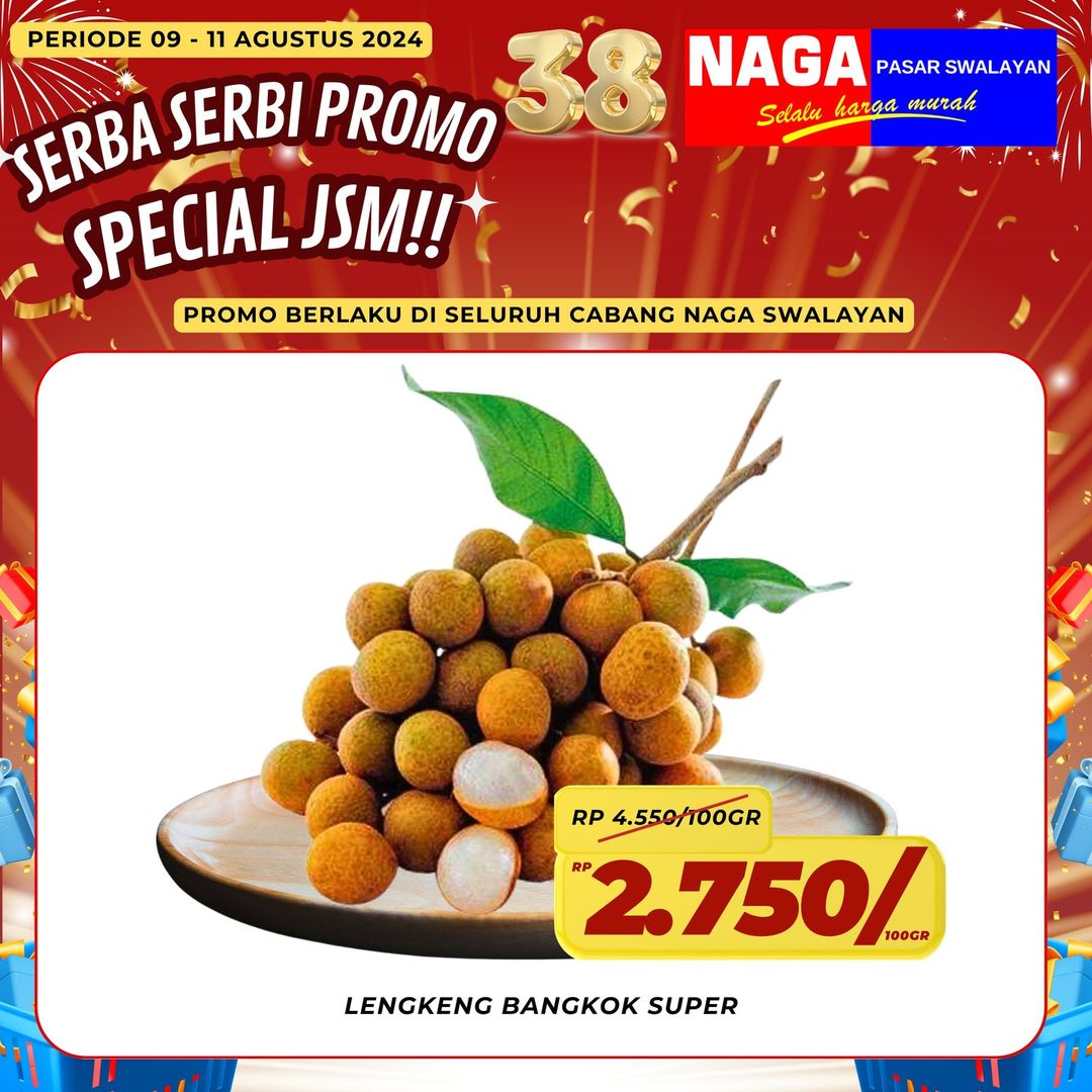 Katalog Promo JSM Naga Swalayan 9 - 11 Agustus 2024