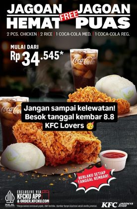 Promo Kemerdekaan, Promo 8.8, Promo 8.8 Gokana, Promo 8.8 PHD, promo agustus 2024, Promo 8.8 CFC, Promo 8.8 Yoshinoya, promo 8.8 makanan, promo 8.8 sari roti, promo 8.8 bakmi gm, promo 8.8 agustus 2024, Promo 8.8 Dunkin, promo 8.8 kfc, Promo 8.8 Raa Cha, Promo 8.8 Wendys, Promo 8.8 Burger bangor, Promo 8.8 mcd, Promo 8.8 janji jiwa