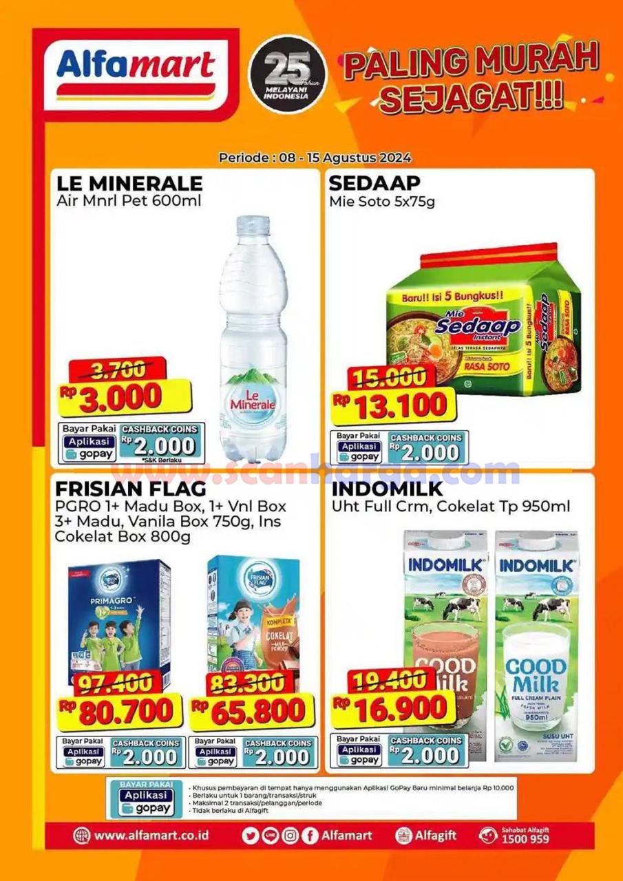 Promo ALFAMART PALING MURAH SEJAGAT 8 - 15 Agustus 2024 1