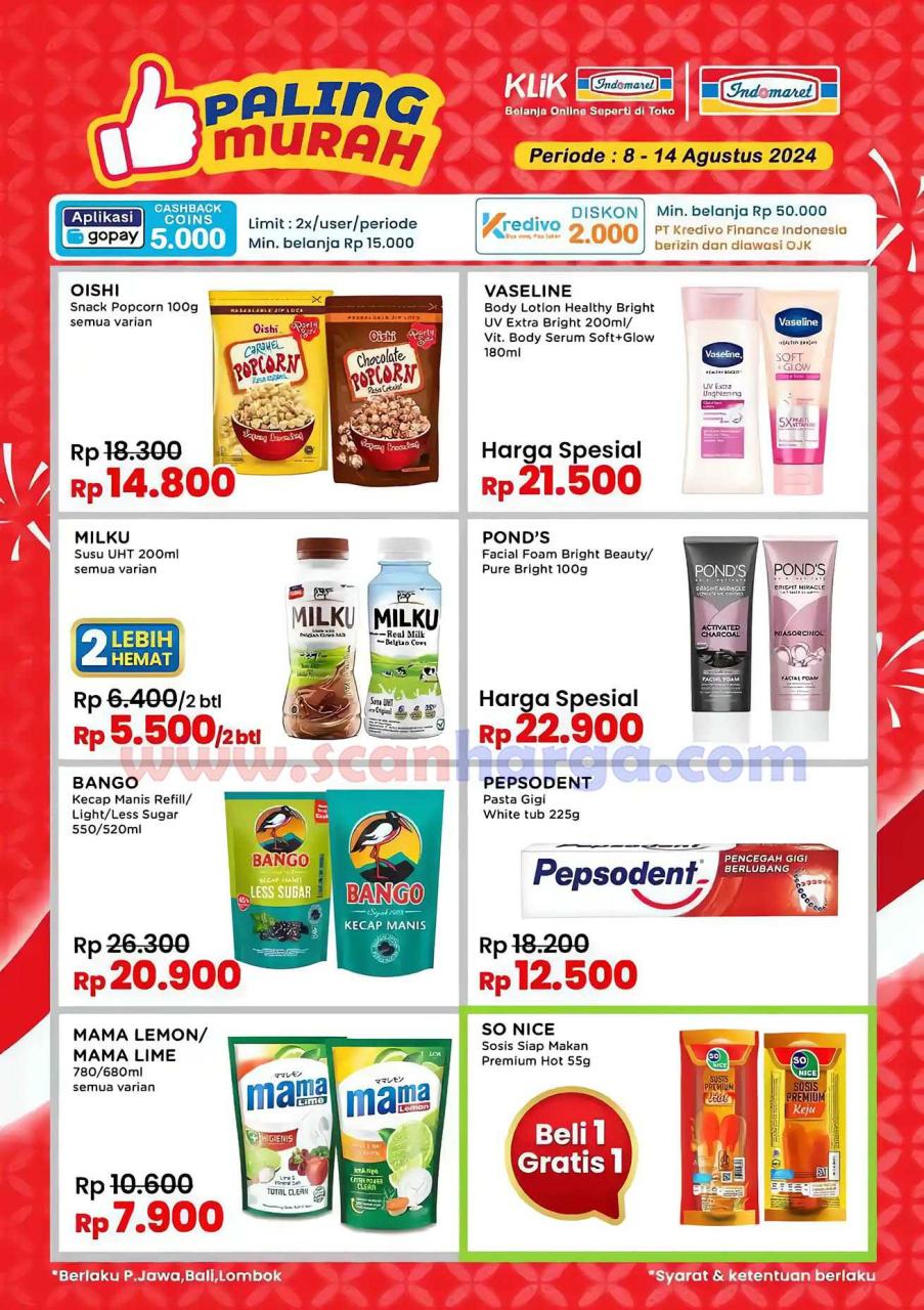 Promo Indomaret Paling Murah 8 - 14 Agustus 2024