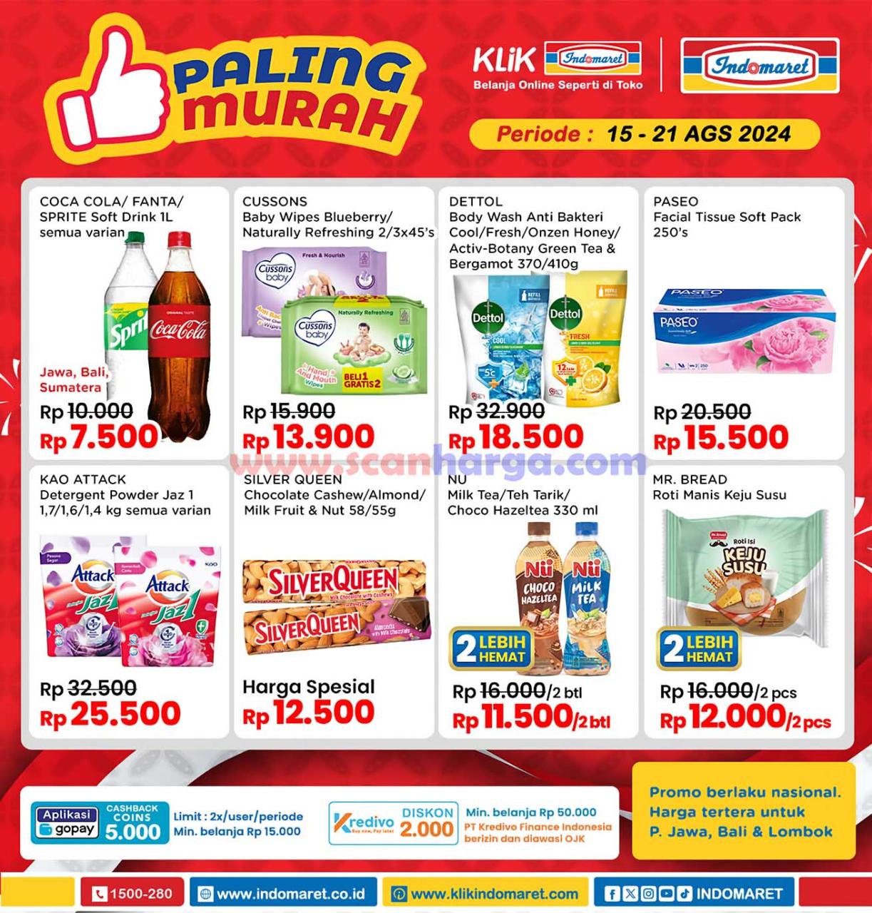 Promo Indomaret Paling Murah Periode 15 - 21 Agustus 2024