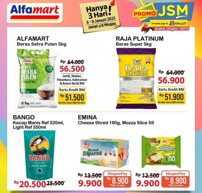 Kapan promo JSM Alfamart Agustus 2024 dimulai