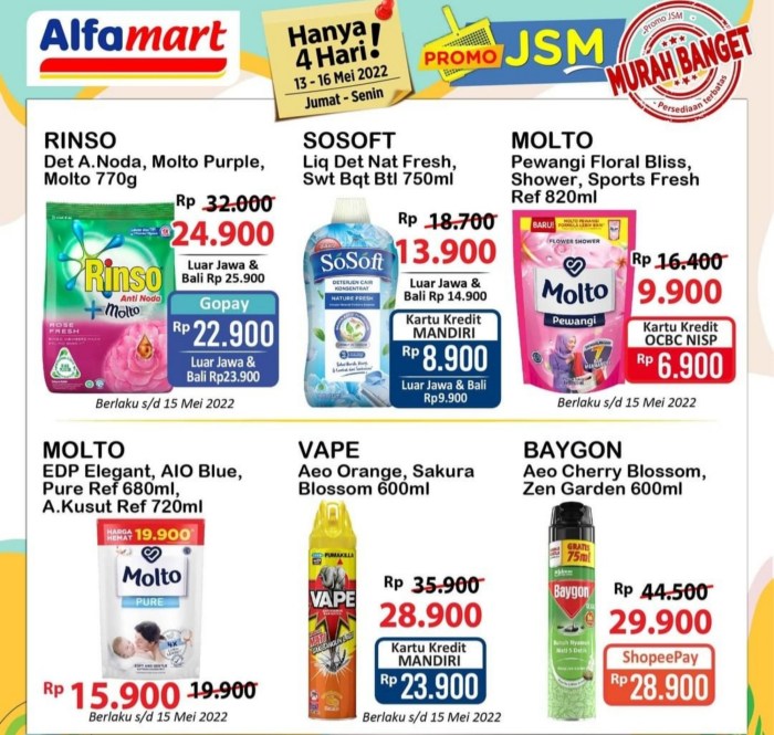 Katalog promo JSM Alfamart Agustus 2024 terbaru