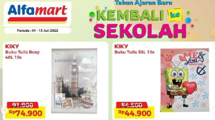 Promo JSM Alfamart Agustus 2024 untuk produk alat tulis