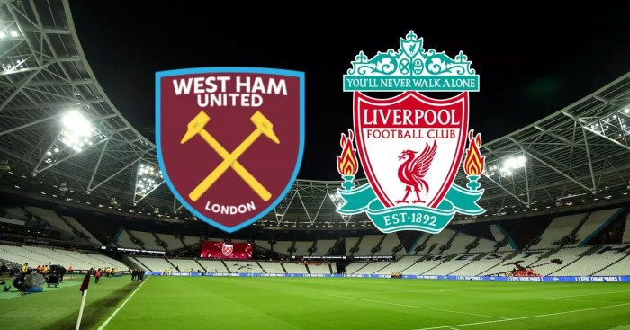 Liverpool vs West Ham