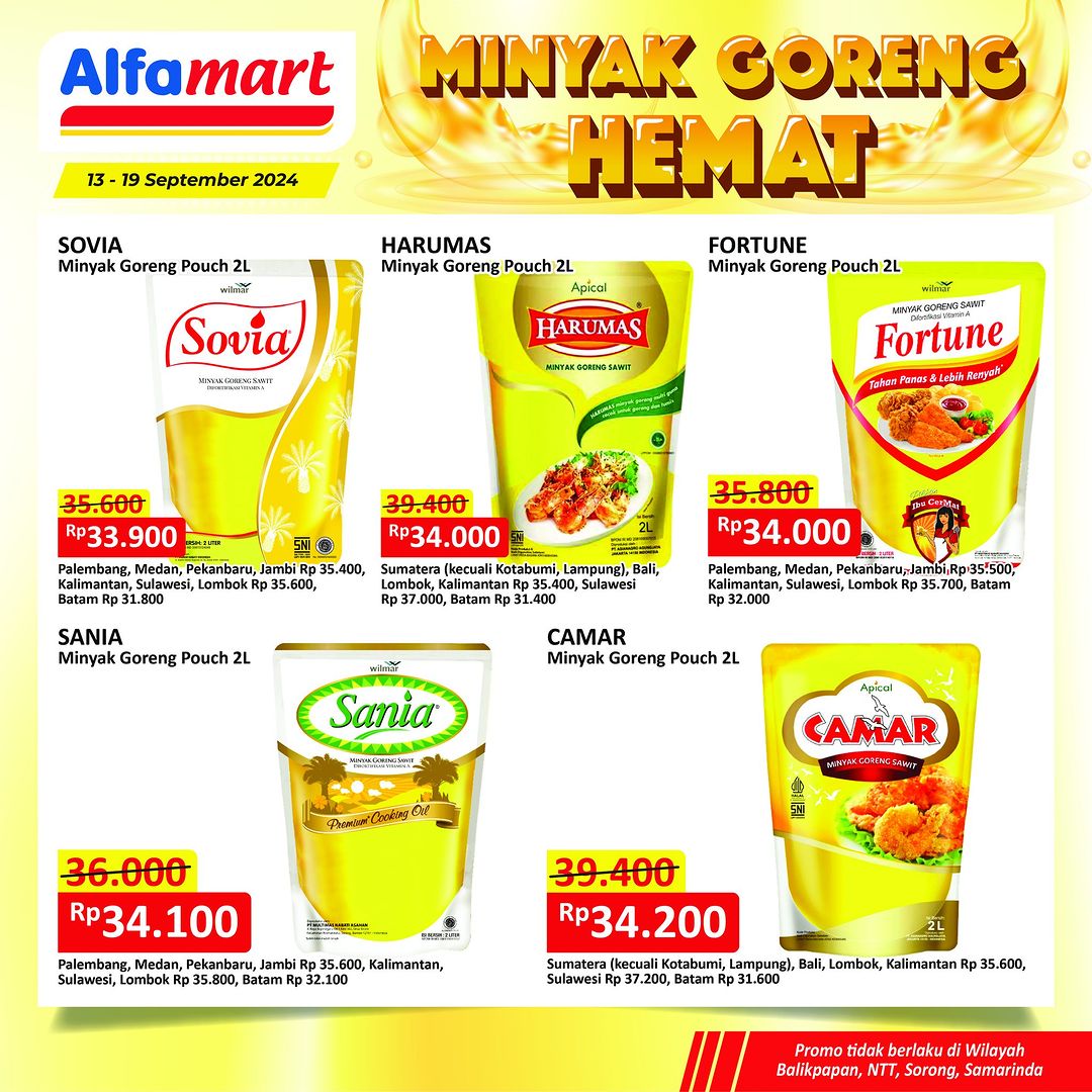 Promo Minyak Goreng Hemat di Alfamart 13-19 September 2024