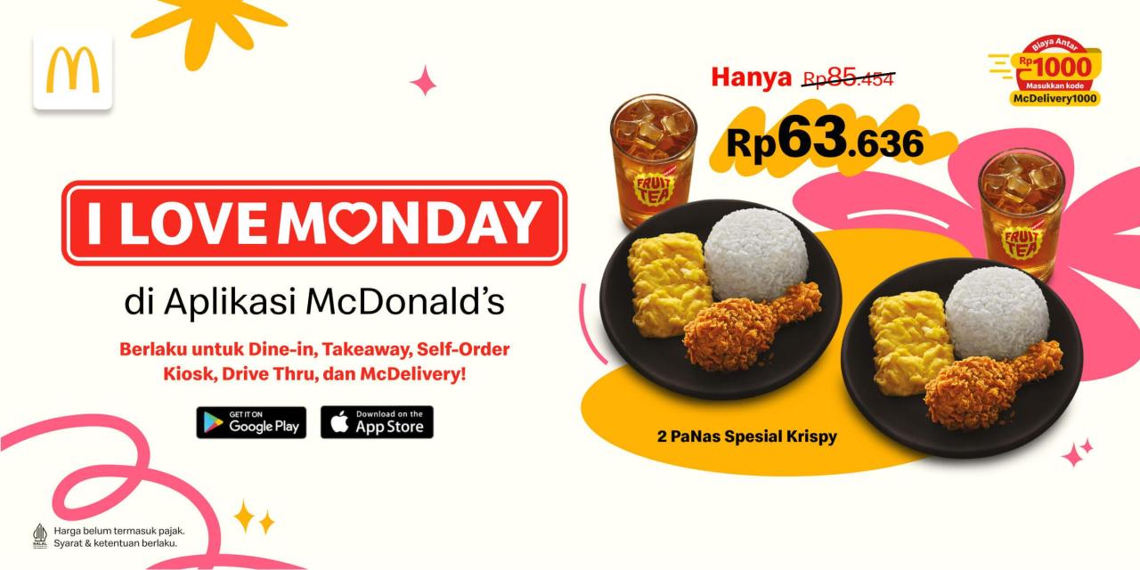 McD I Love Monday