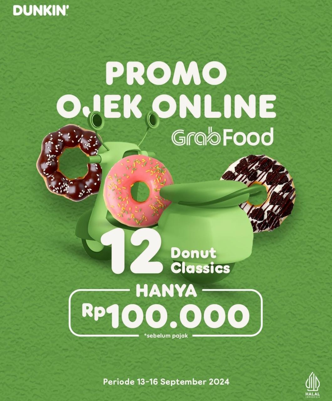 Dunkin promo ojek online