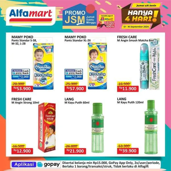 Promo JSM Alfamart 13-15 September 2024