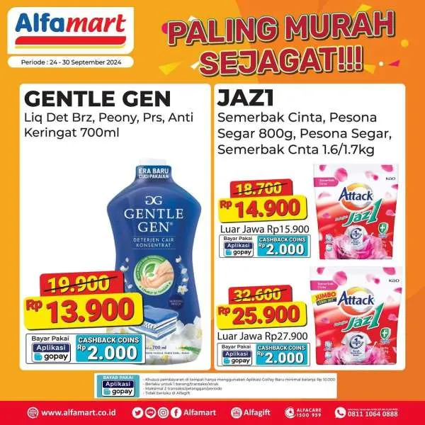 Promo Alfamart Paling Murah Sejagat Periode 24-30 September 2024