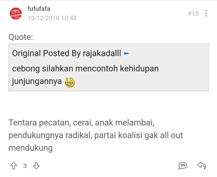 Akun Fufufafa Kaskus