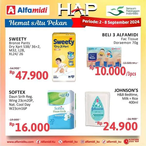 Promo Alfamidi Hemat Satu Pekan Periode 2-8 September 2024