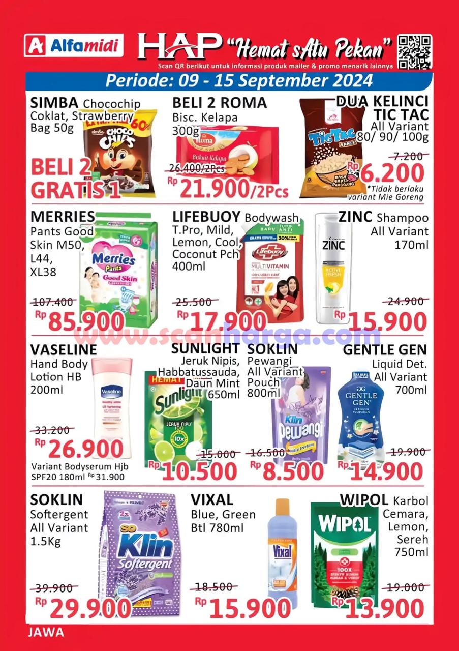 Katalog Promo Alfamidi Weekday Terbaru 9 - 15 September 2024 2