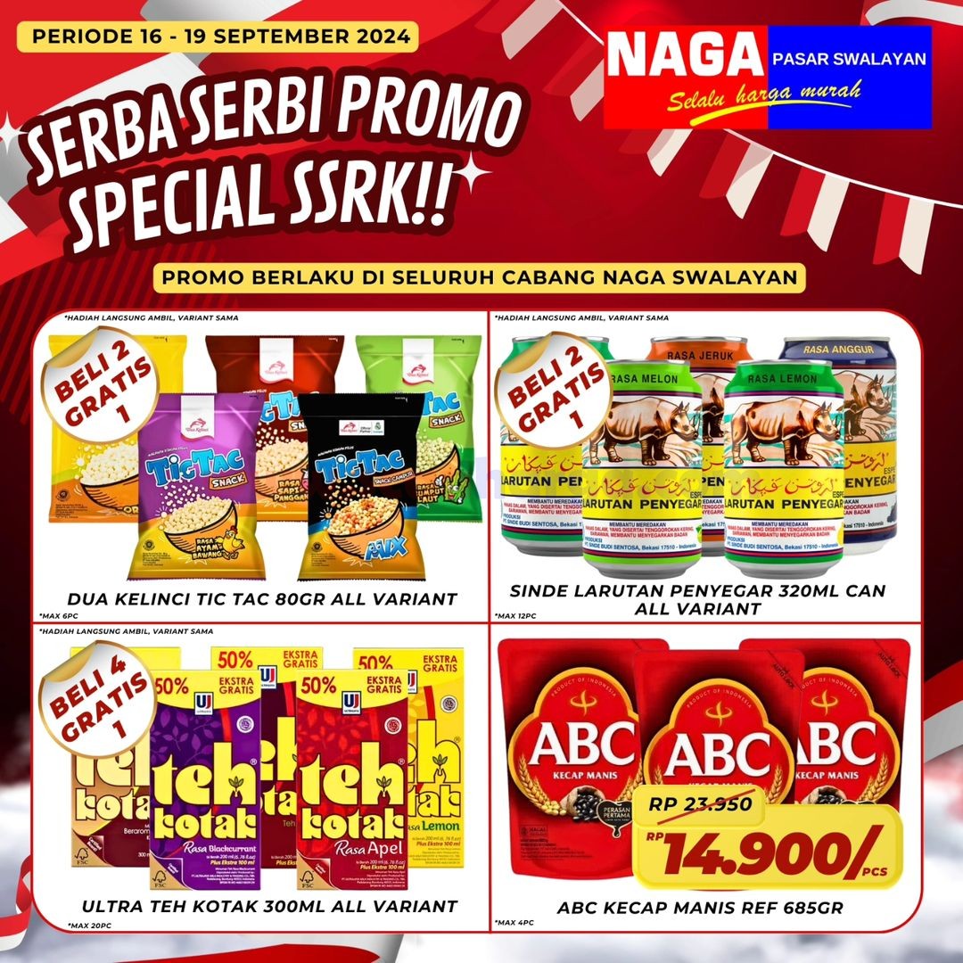 Katalog Naga Swalayan Promo Terbaru 16 - 19 September 2024