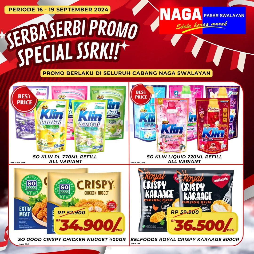 Katalog Naga Swalayan Promo Terbaru 16 - 19 September 2024 2