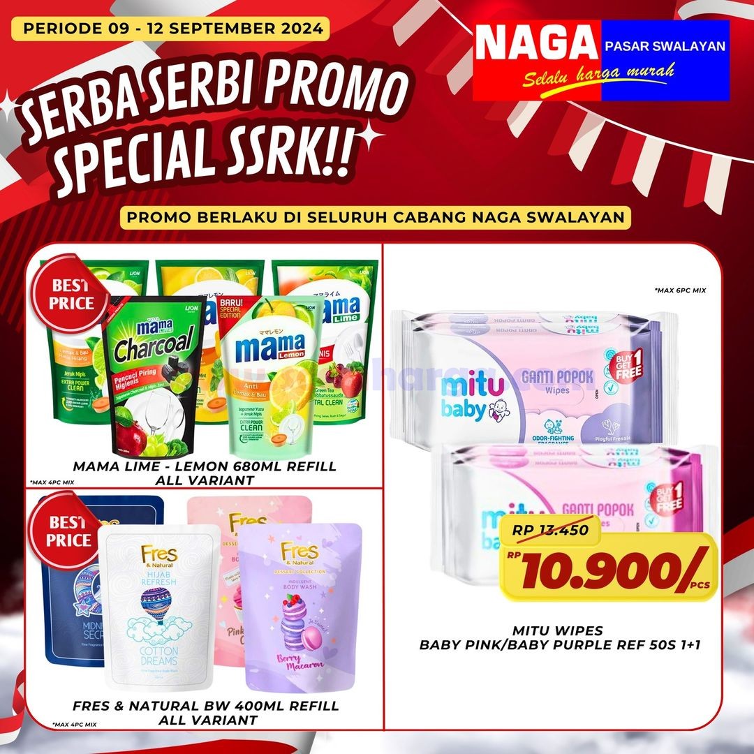 Katalog Promo Naga Swalayan Weekday 9 - 12 September 2024 2