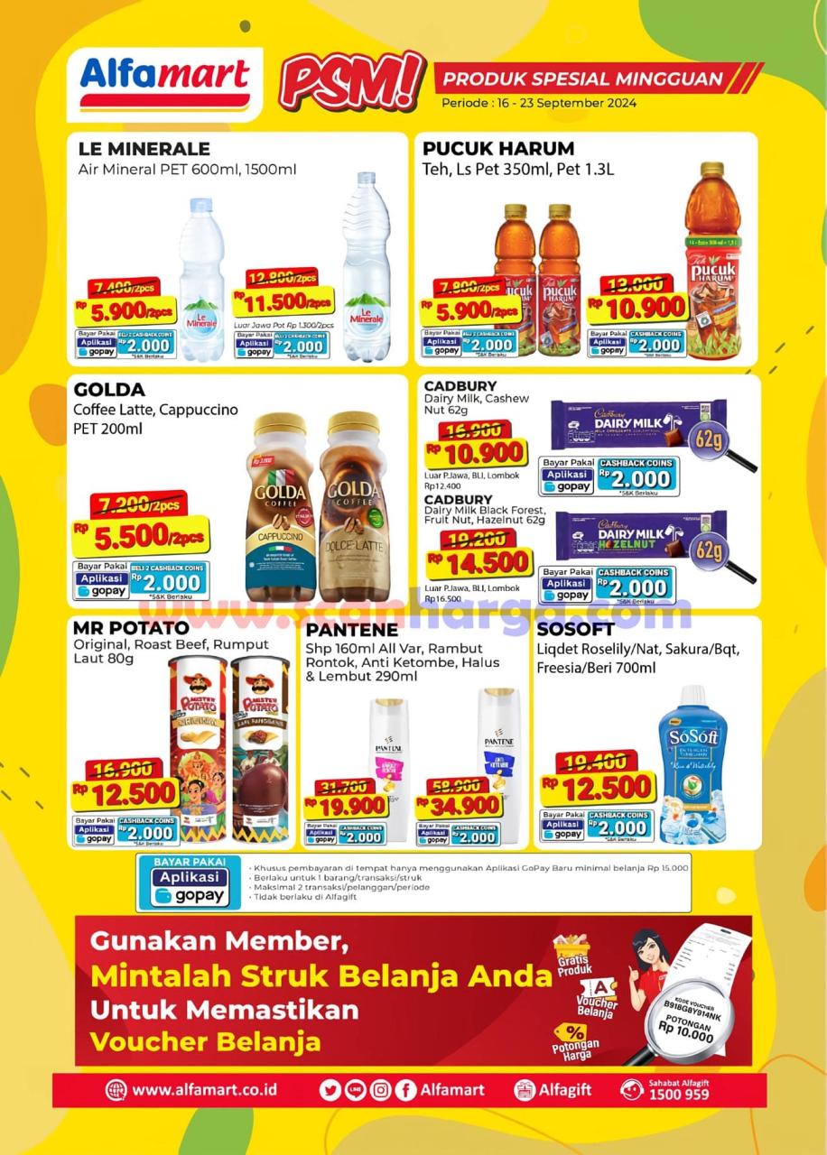 Katalog Promo PSM Alfamart Terbaru 16 - 23 September 2024