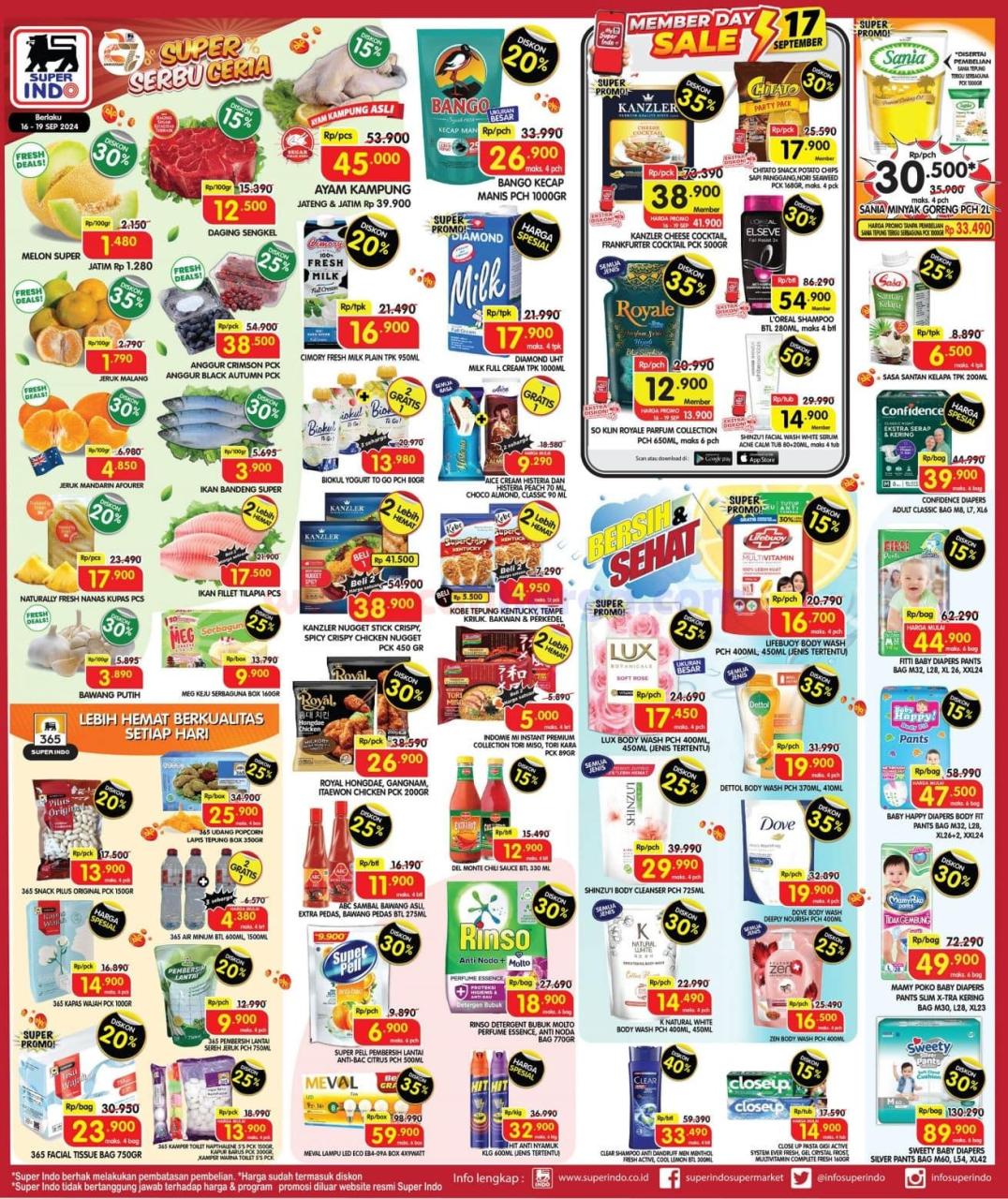 Katalog Promo Superindo Weekday Terbaru 16 - 19 September 2024