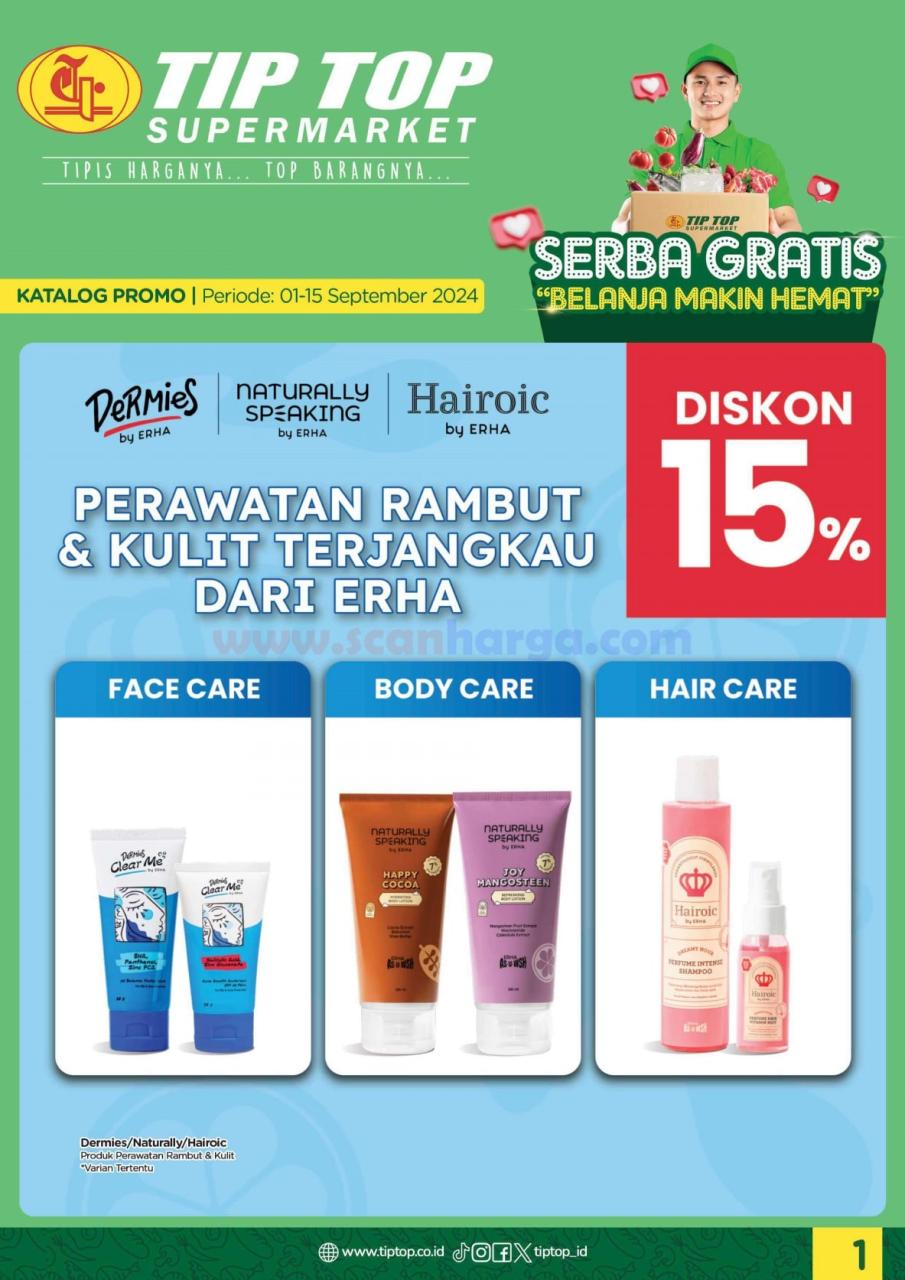 Katalog Promo TIP TOP Supermarket 1 - 15 September 2024