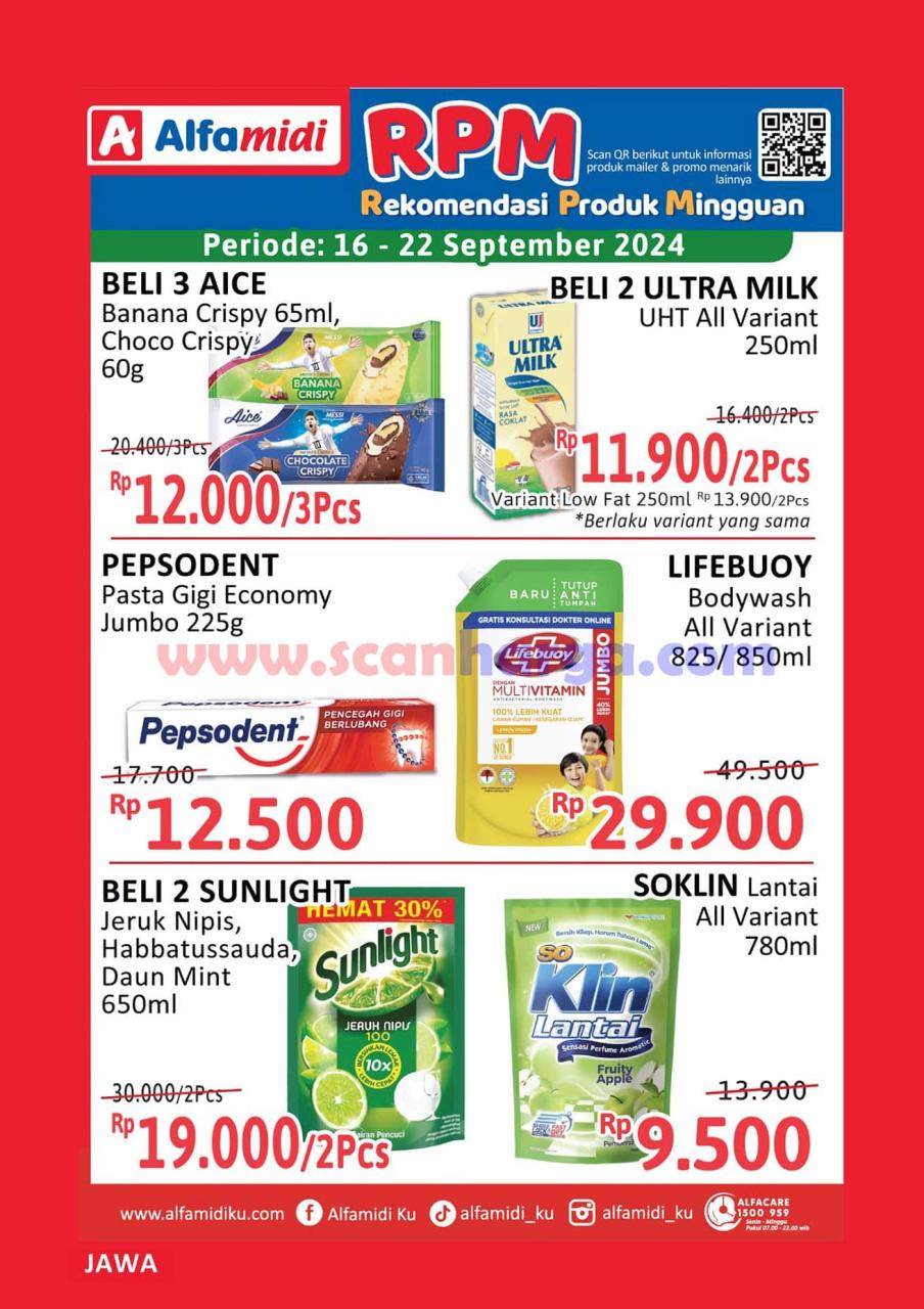 Promo ALFAMIDI RPM Periode 16 - 22 September 2024