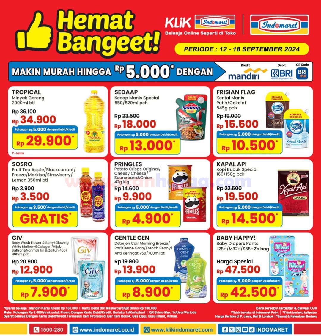 Promo Indomaret Hemat Banget Periode 12 - 18 September 2024