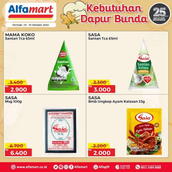 Promo Alfamart Kebutuhan Dapur Periode 1-15 Oktober 2024