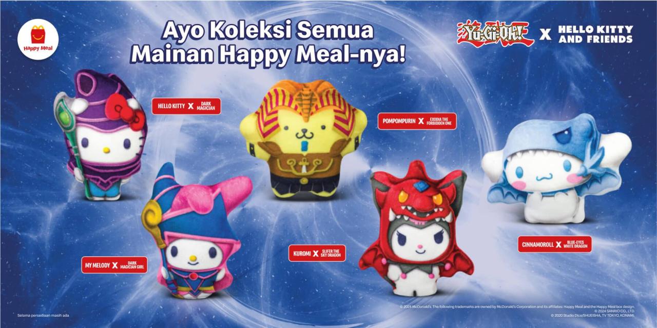 Promo McD Happy Meal Sanrio x Yu-Gi-Oh