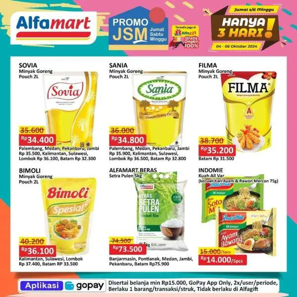 Promo JSM Alfamart Periode 4-6 Oktober 2024