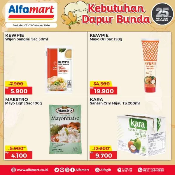 Promo Alfamart Kebutuhan Dapur Periode 1-15 Oktober 2024