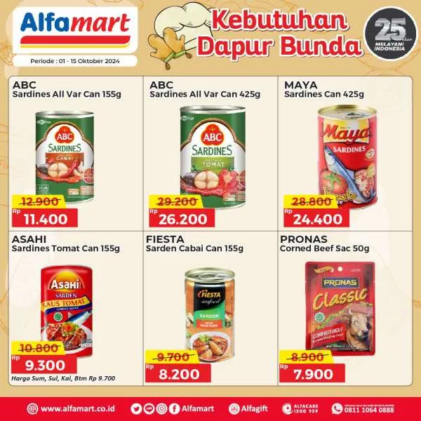 Promo Alfamart Kebutuhan Dapur Periode 1-15 Oktober 2024