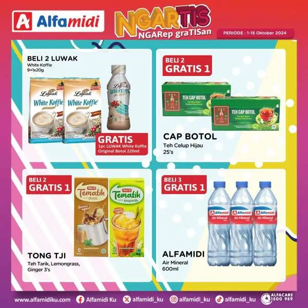 Promo Alfamidi Ngartis (Ngarep Gratisan) Periode 1-15 Oktober 2024