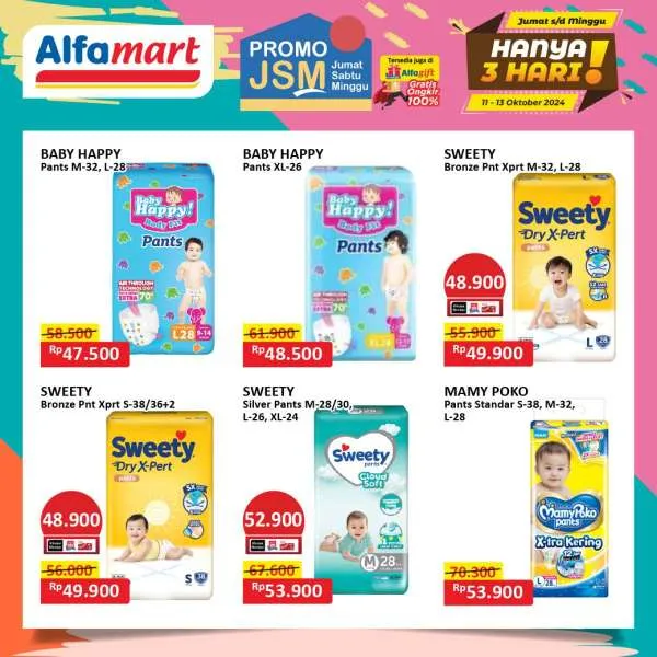 Promo JSM Alfamart Weekend 11-13 Oktober 2024